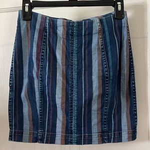 Free People Denim skirt